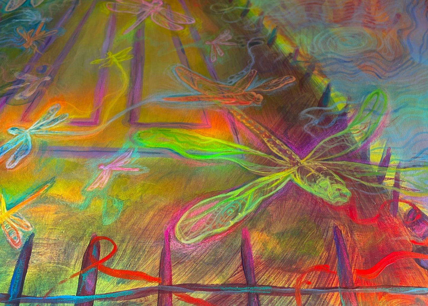 Dragonfly Party print