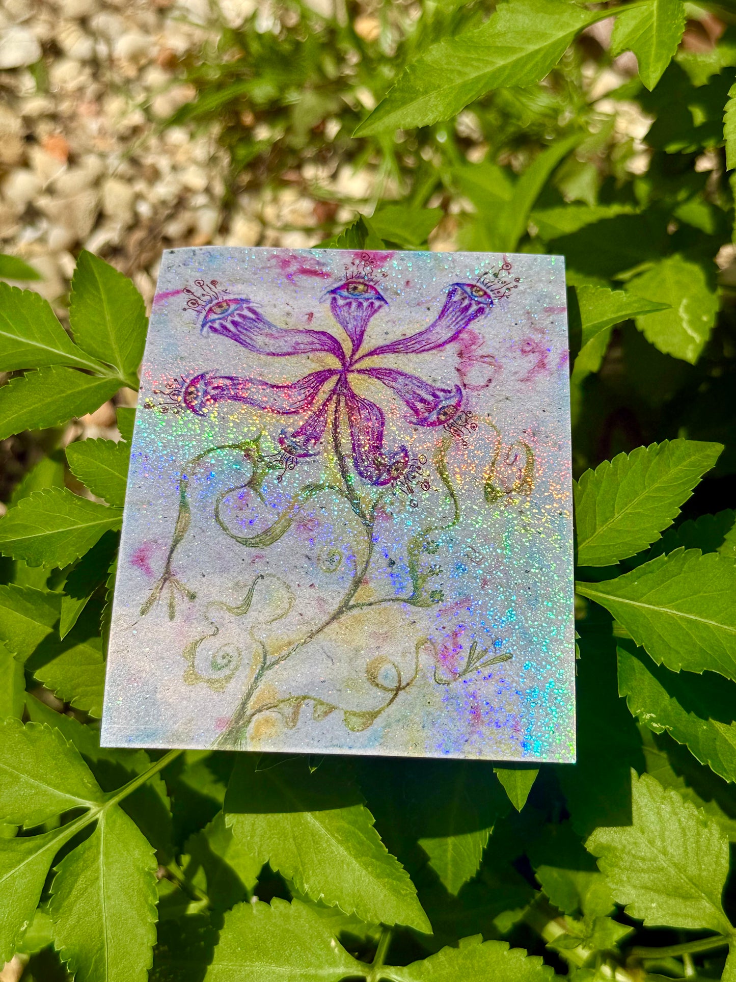 Flower Eyes sticker